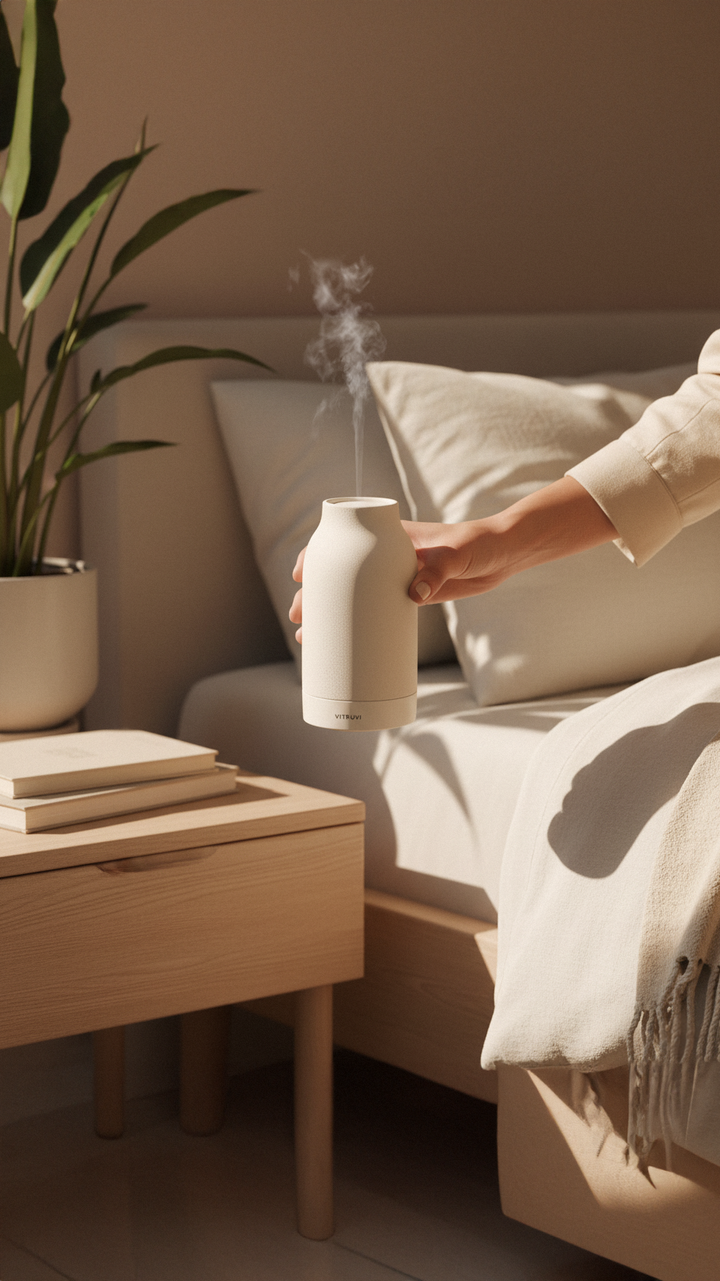 Air Cordless Waterless Diffuser - White