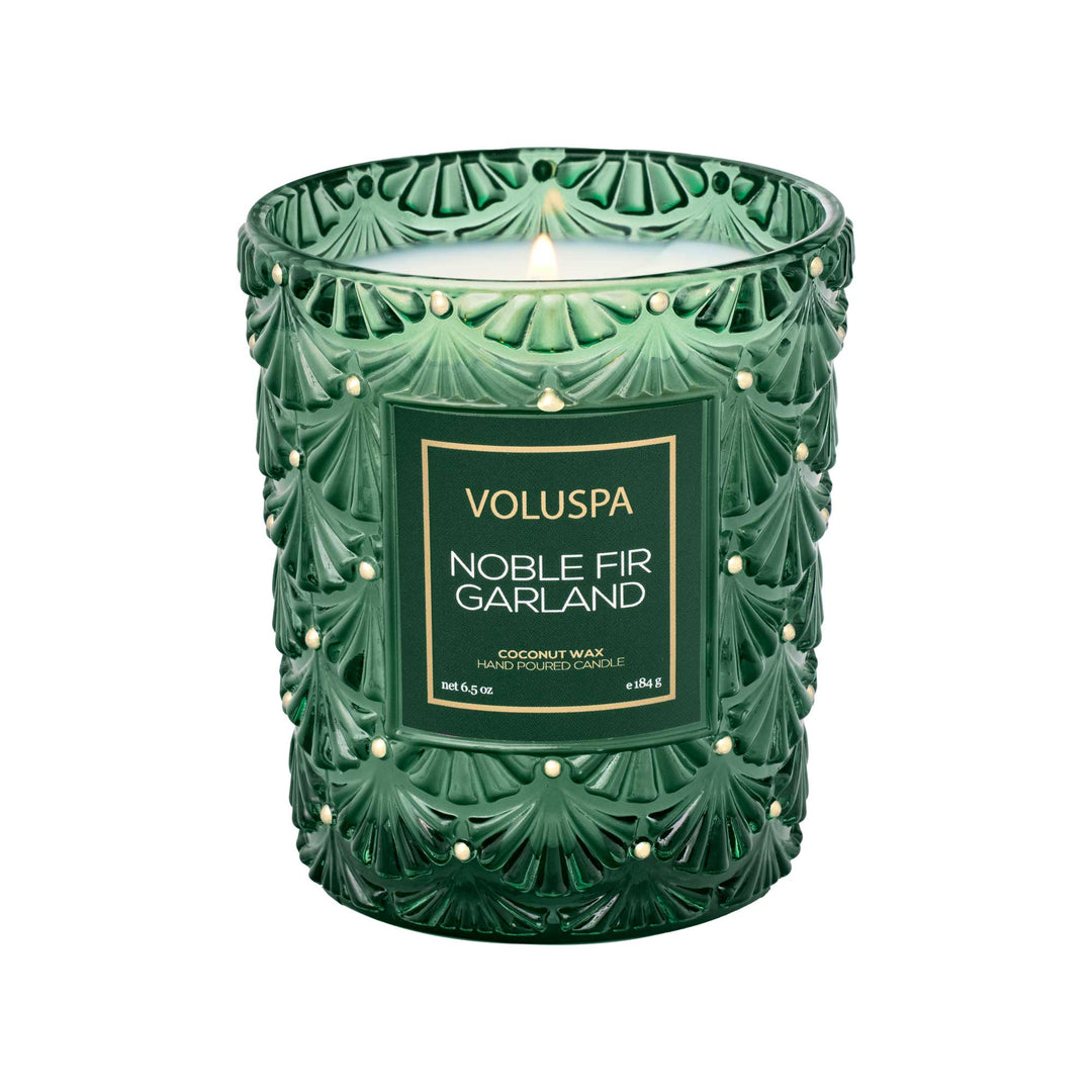 Noble Fir Garland Classic Candle