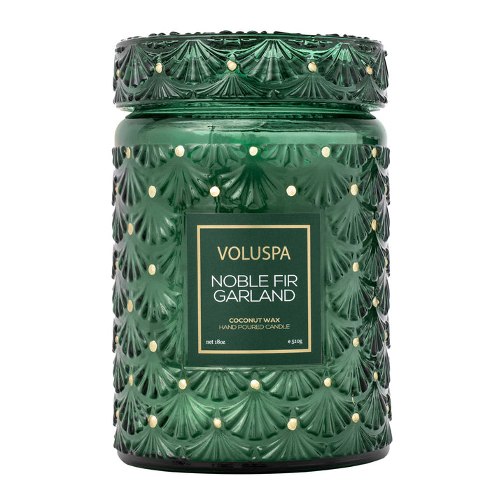 Noble Fir Garland Large Jar Candle