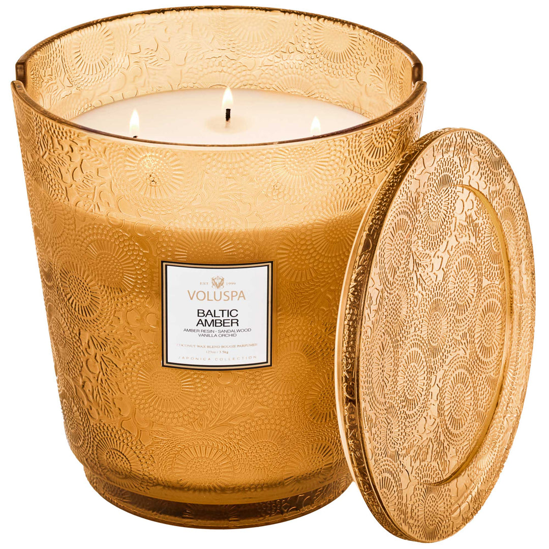 Baltic Amber 5 Wick Hearth Candle