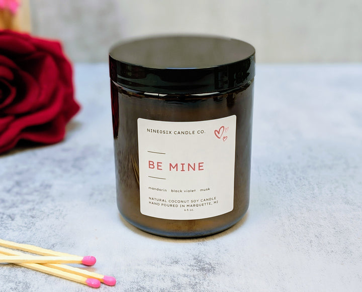 Amber Jar Candle - Be Mine