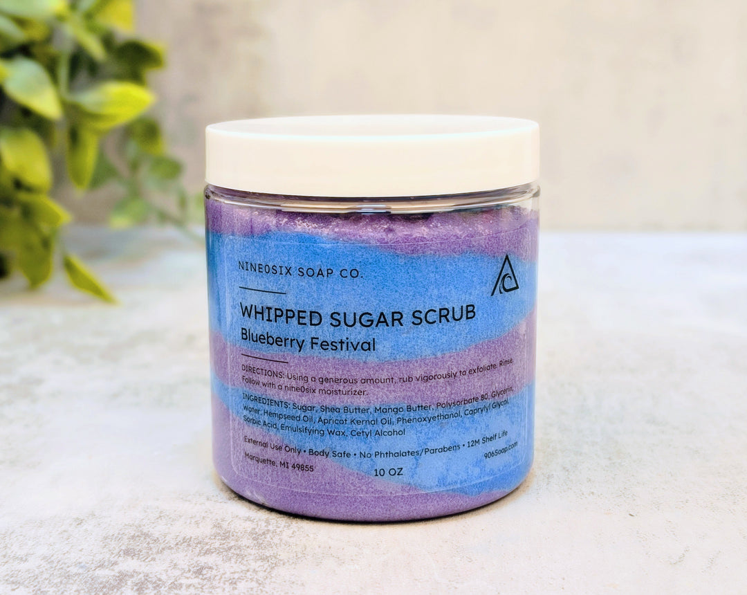 Whipped Sugar Scrub - Blueberry Festival