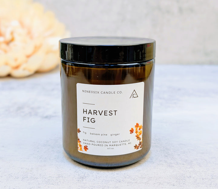 Amber Jar Candle - Harvest Fig