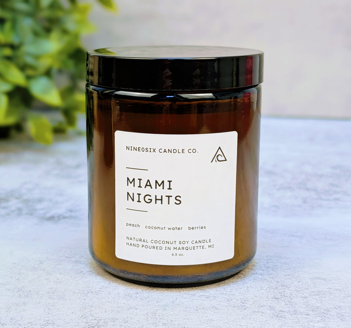 Amber Jar Candle - Miami Nights