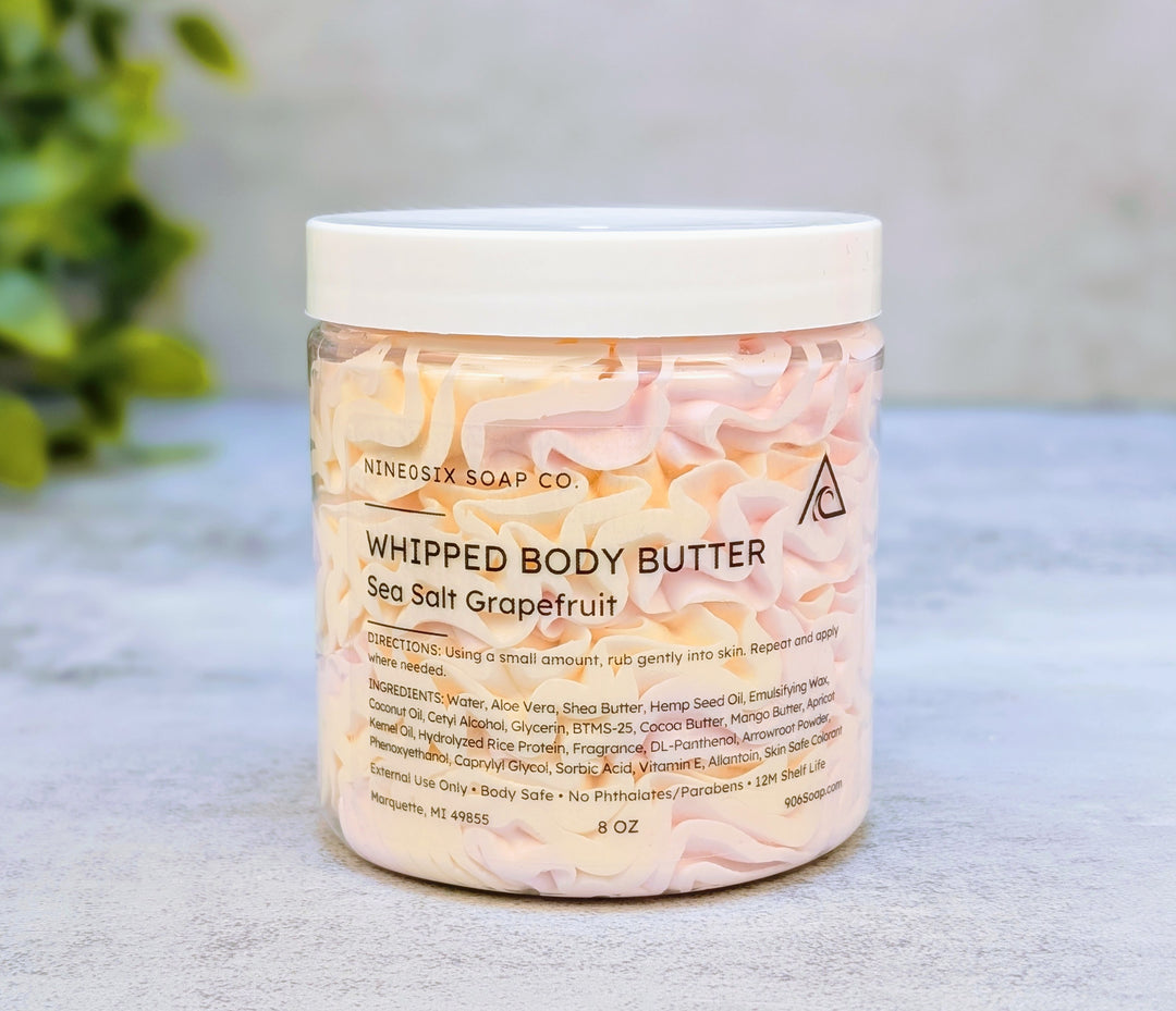 Whipped Body Butter - Sea Salt Grapefruit