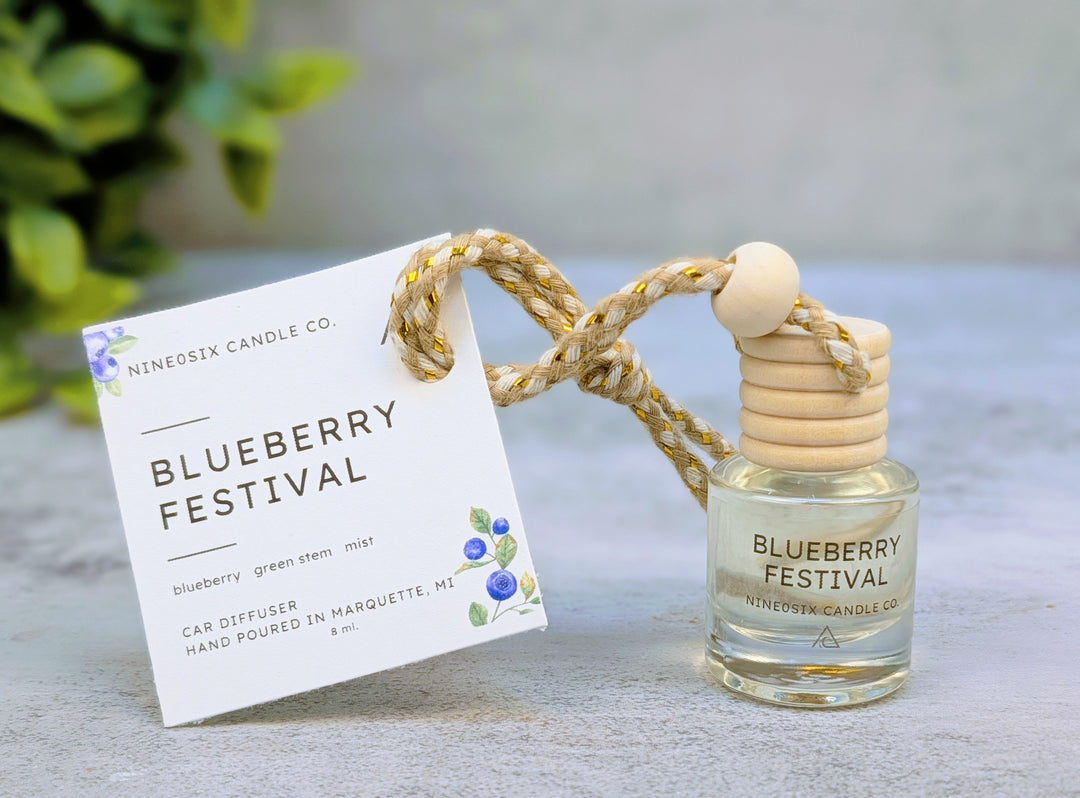 906 & Co Car Diffusers  - Blueberry Festival Collection