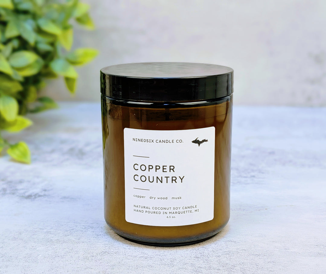 Amber Jar Candle - Copper Country