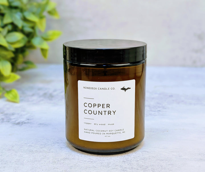 Amber Jar Candle - Copper Country