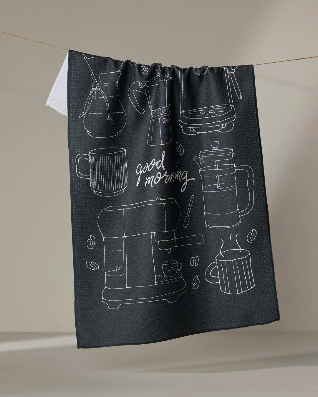 Good Morning Coffee Tea Towel