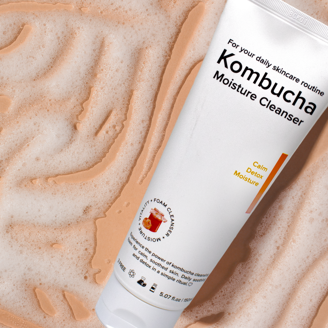 Moisture Foam Facial Cleanser - Kombucha