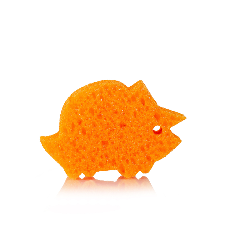 Spongify™ Bath Sponge for Kids - Triceratops Dinosaur