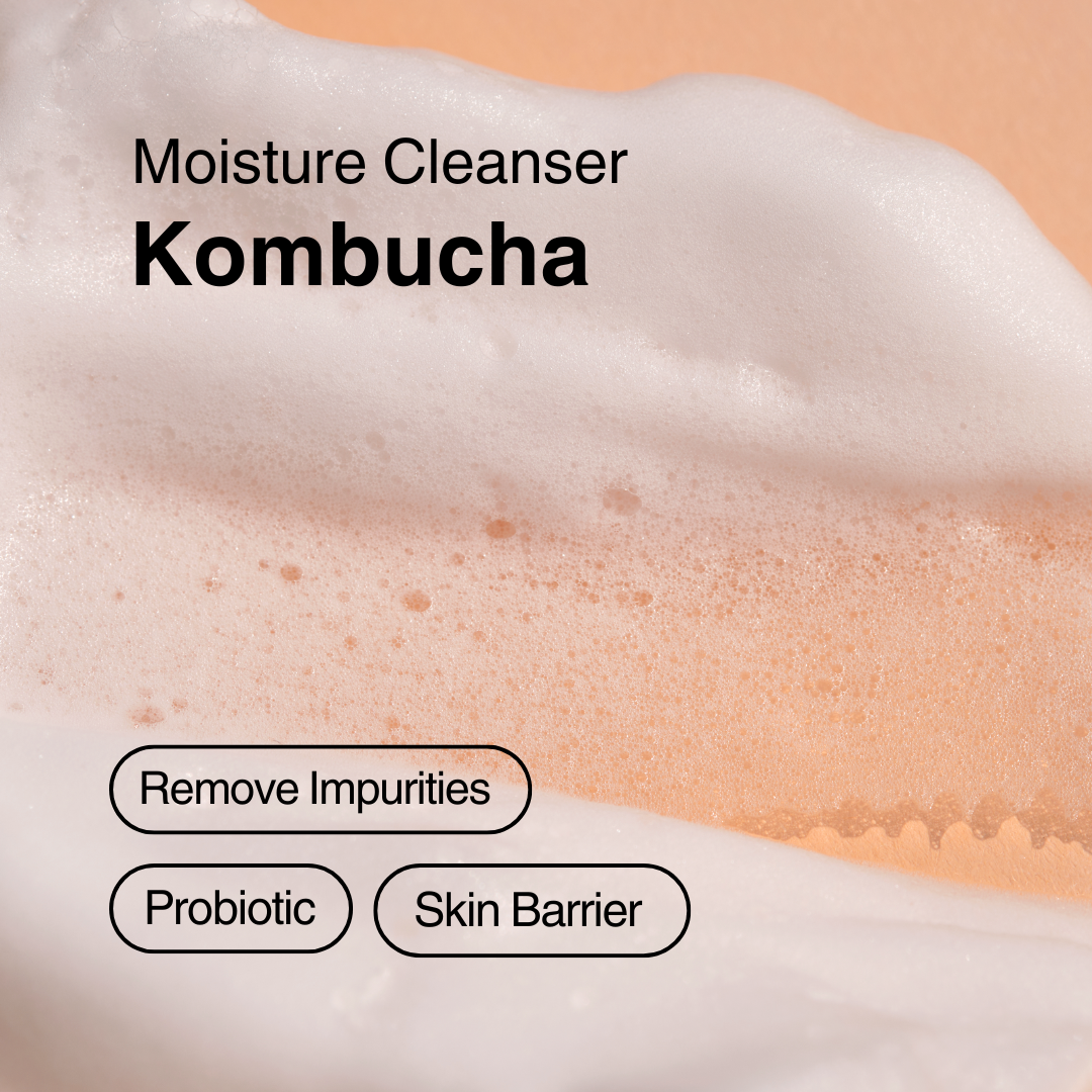 Moisture Foam Facial Cleanser - Kombucha