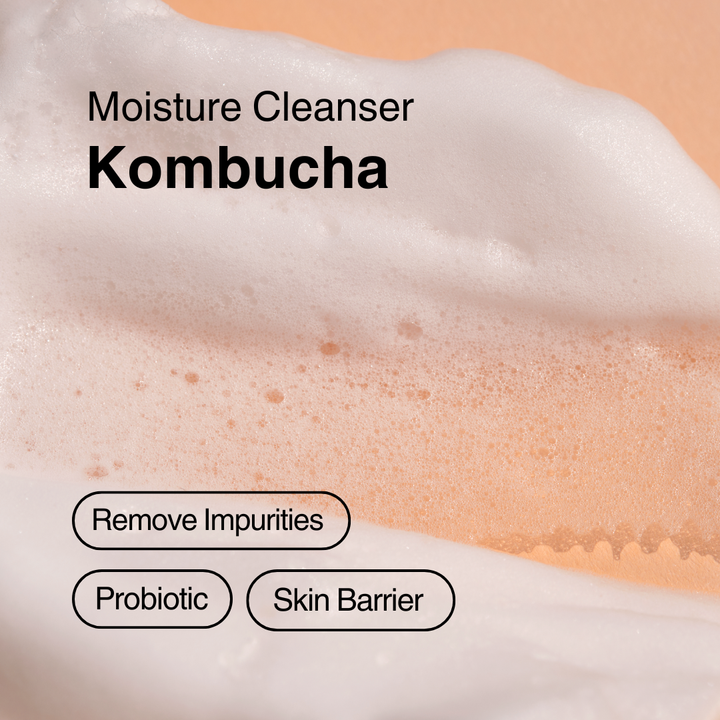 Moisture Foam Facial Cleanser - Kombucha