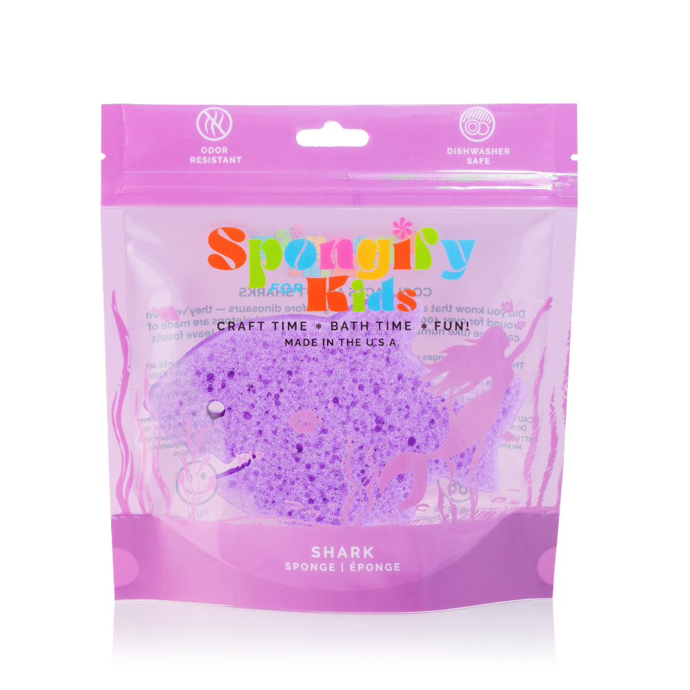 Spongify™ Bath Sponge for Kids - Shark Sea Animals