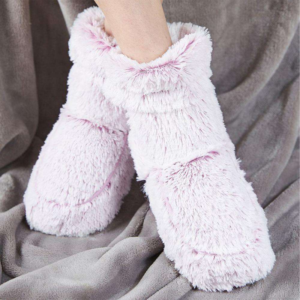 Warmies Boots - Marshmallow Lavender