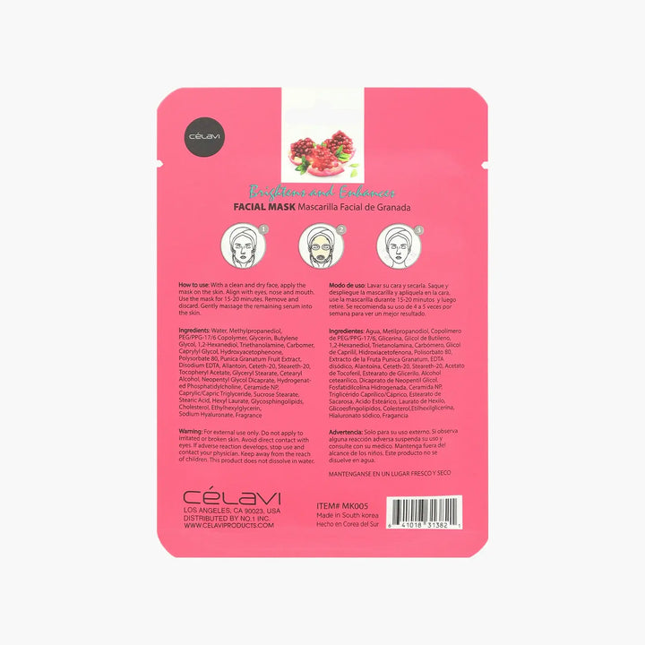 Pomegranate Facial Mask - Brighten & Enhance