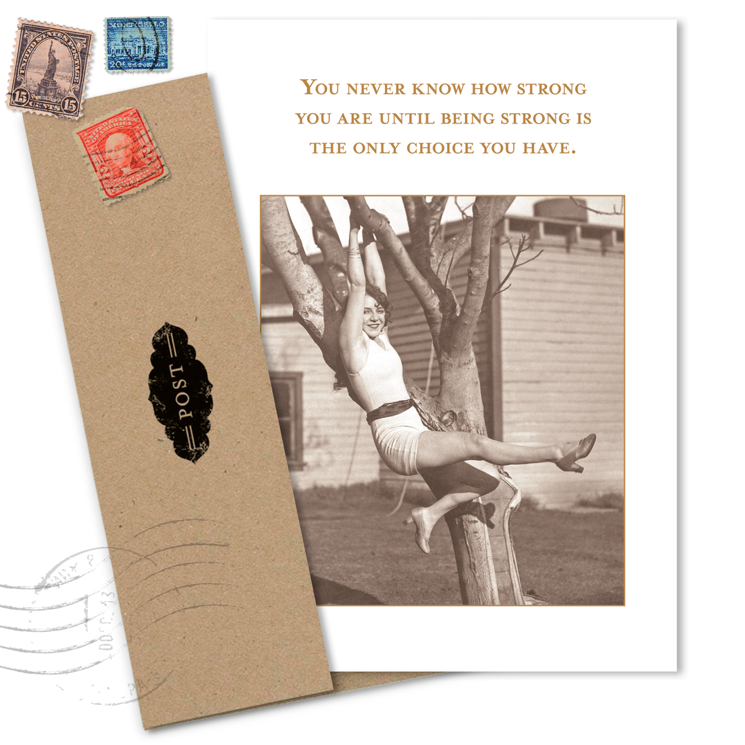 Being Strong Encouragement Card