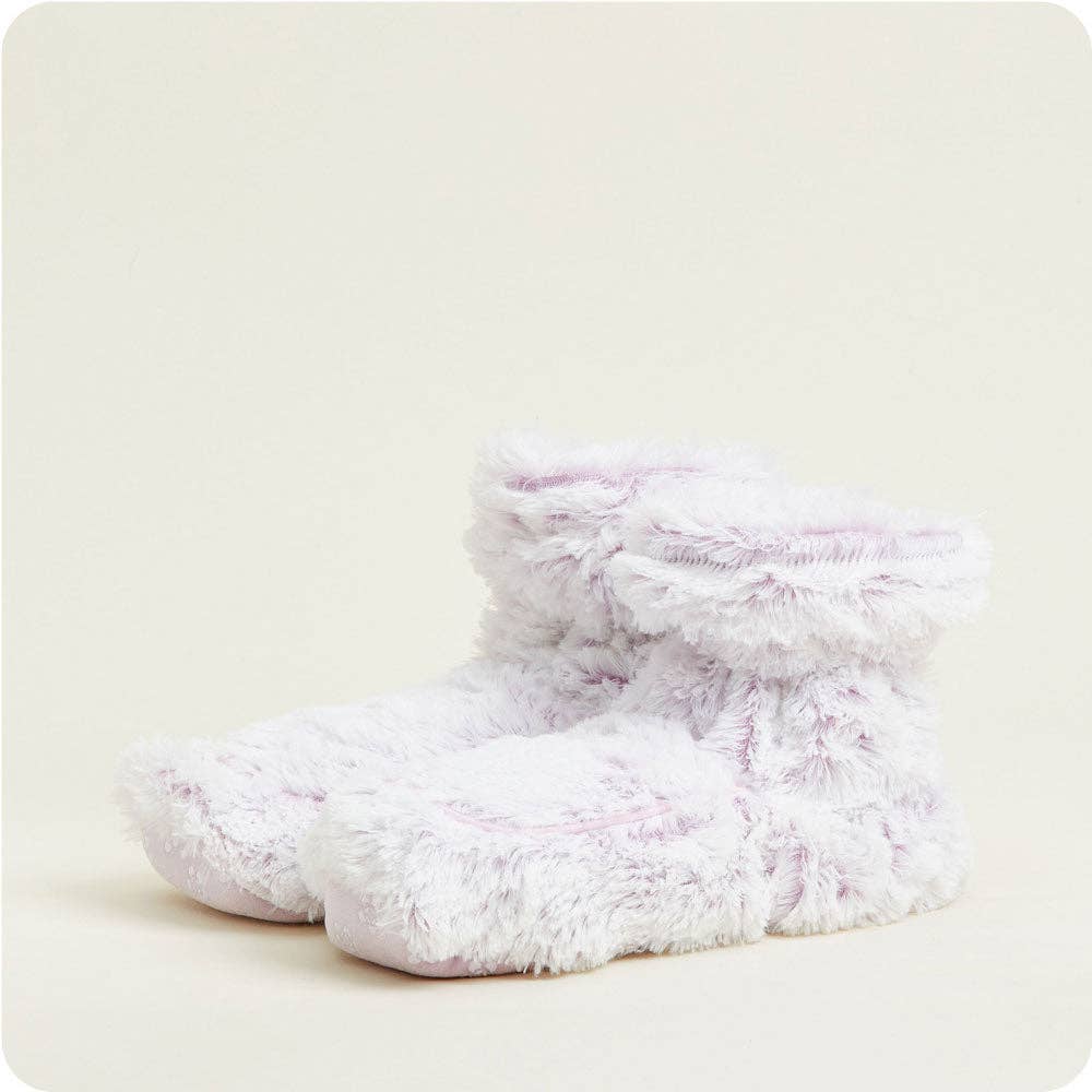 Warmies Boots - Marshmallow Lavender