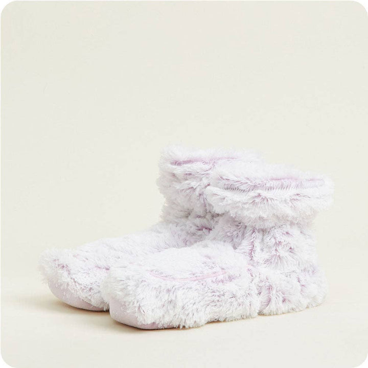 Warmies Boots - Marshmallow Lavender