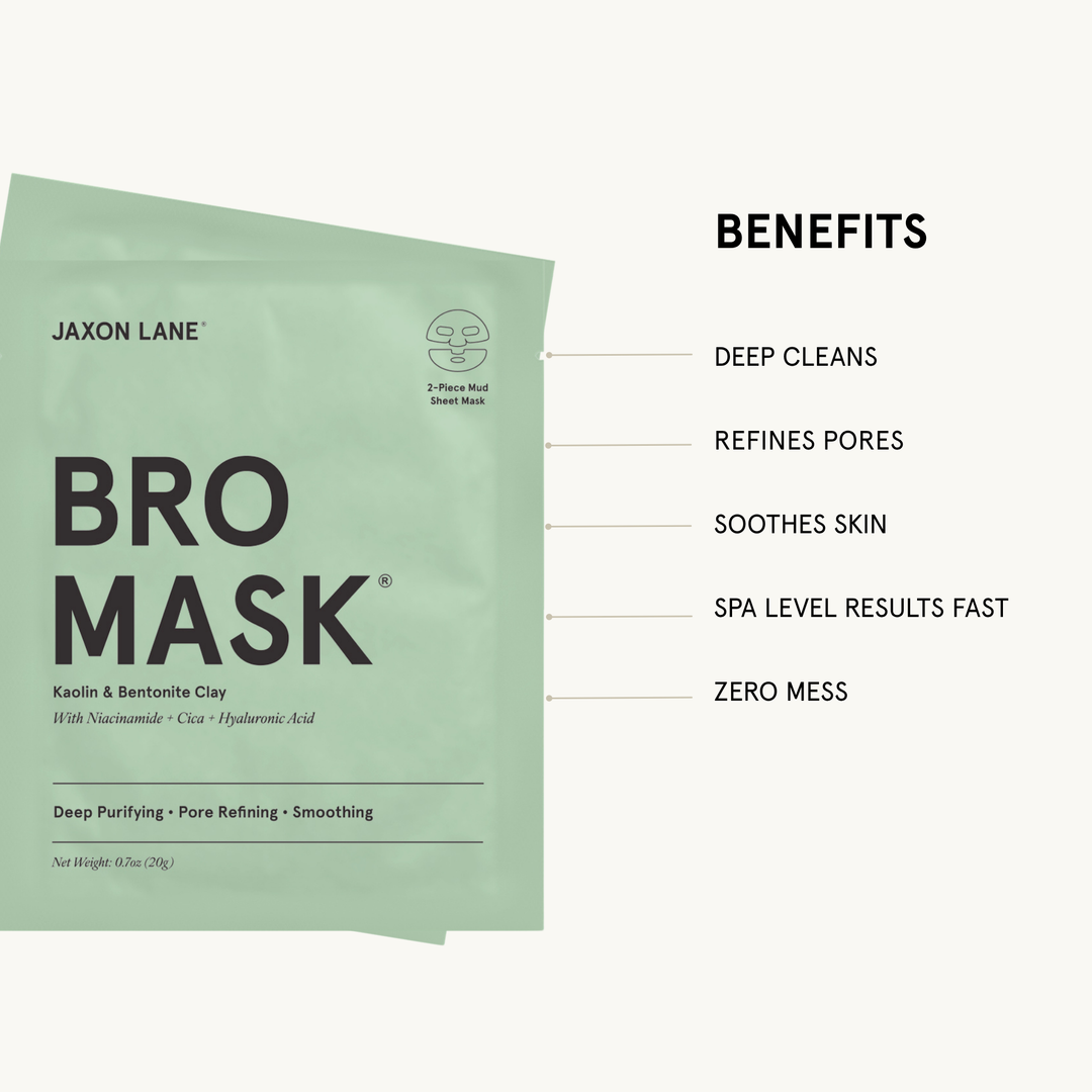 Bro Mask Clay Mask  - Kaolin & Bentonite