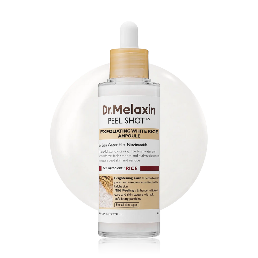 [Dr.Melaxin] Peel Shot Glow White Rice Ampoule, 80ml