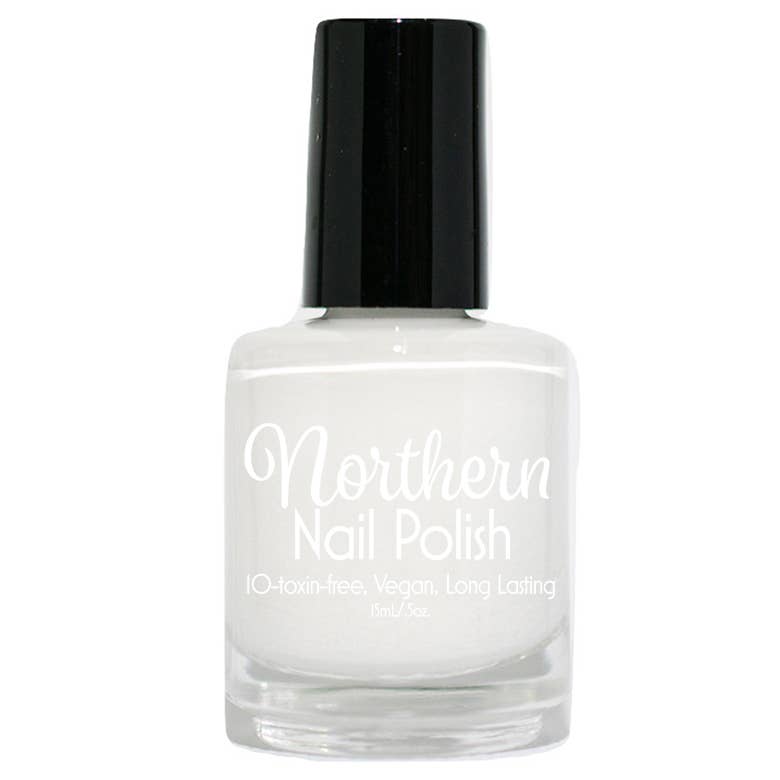 Trillium: Nail Polish White Creme Toxin Free Vegan Eco Beauty
