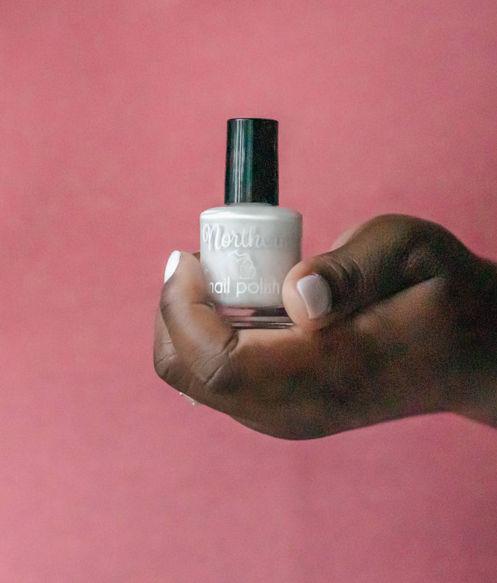 Trillium: Nail Polish White Creme Toxin Free Vegan Eco Beauty