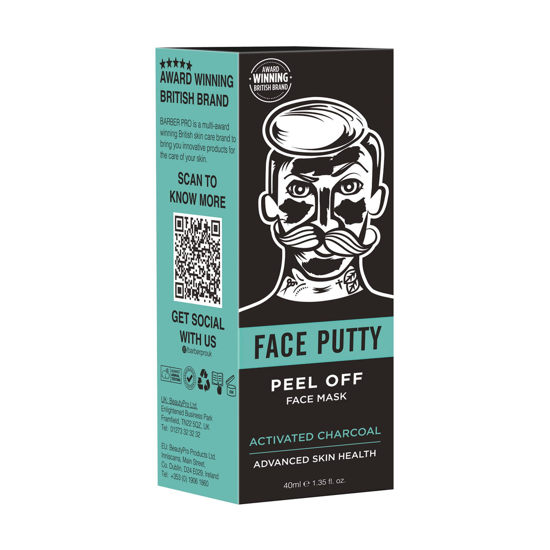 BARBER PRO Face Putty Peel-Off Mask 40ml Tube