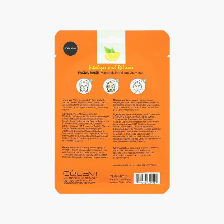 Vitamin C Facial Mask - Vitalizing