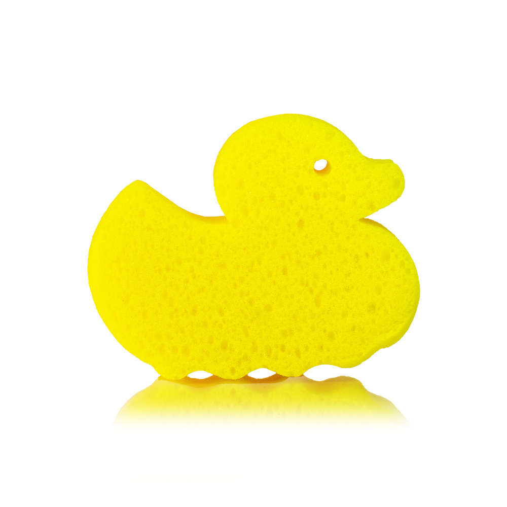 Spongify™ Bath Sponge for Kids - Duck Farm Animals