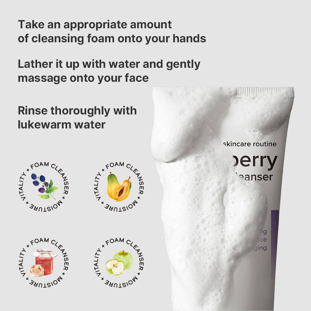 Moisture Foam Facial Cleanser - Kombucha