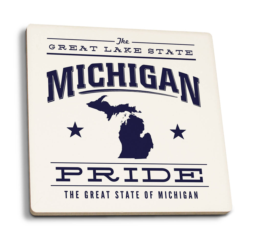 Michigan State Pride - Ceramic Coaster
