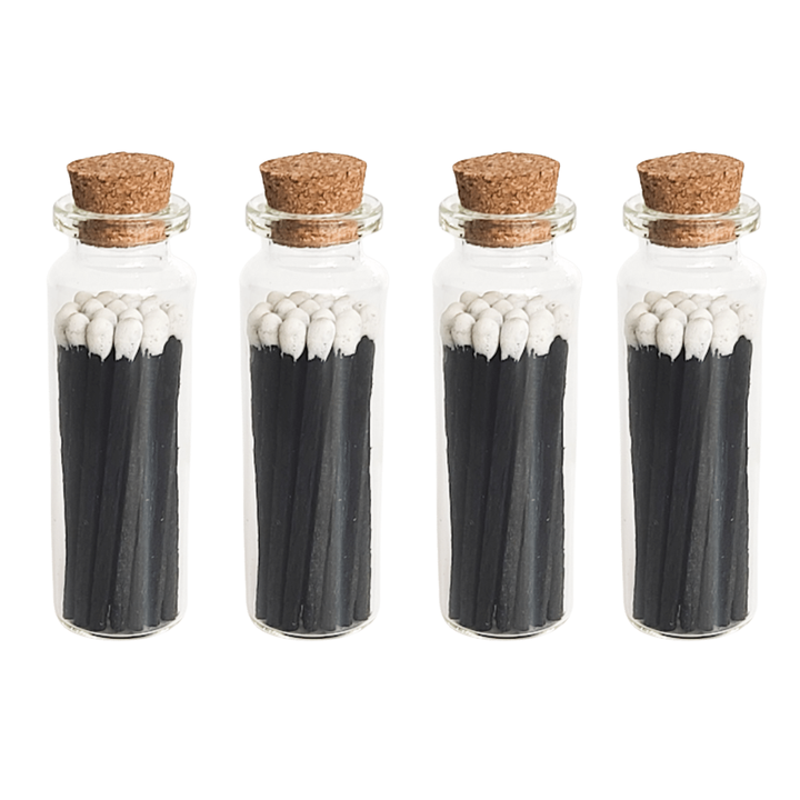 Tuxedo Matches in Small Corked Vial