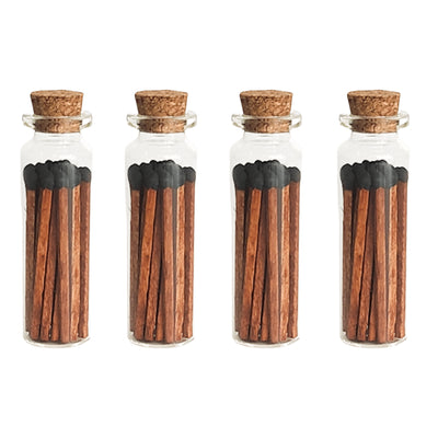 Cinnamon Black Matches in Corked Vial