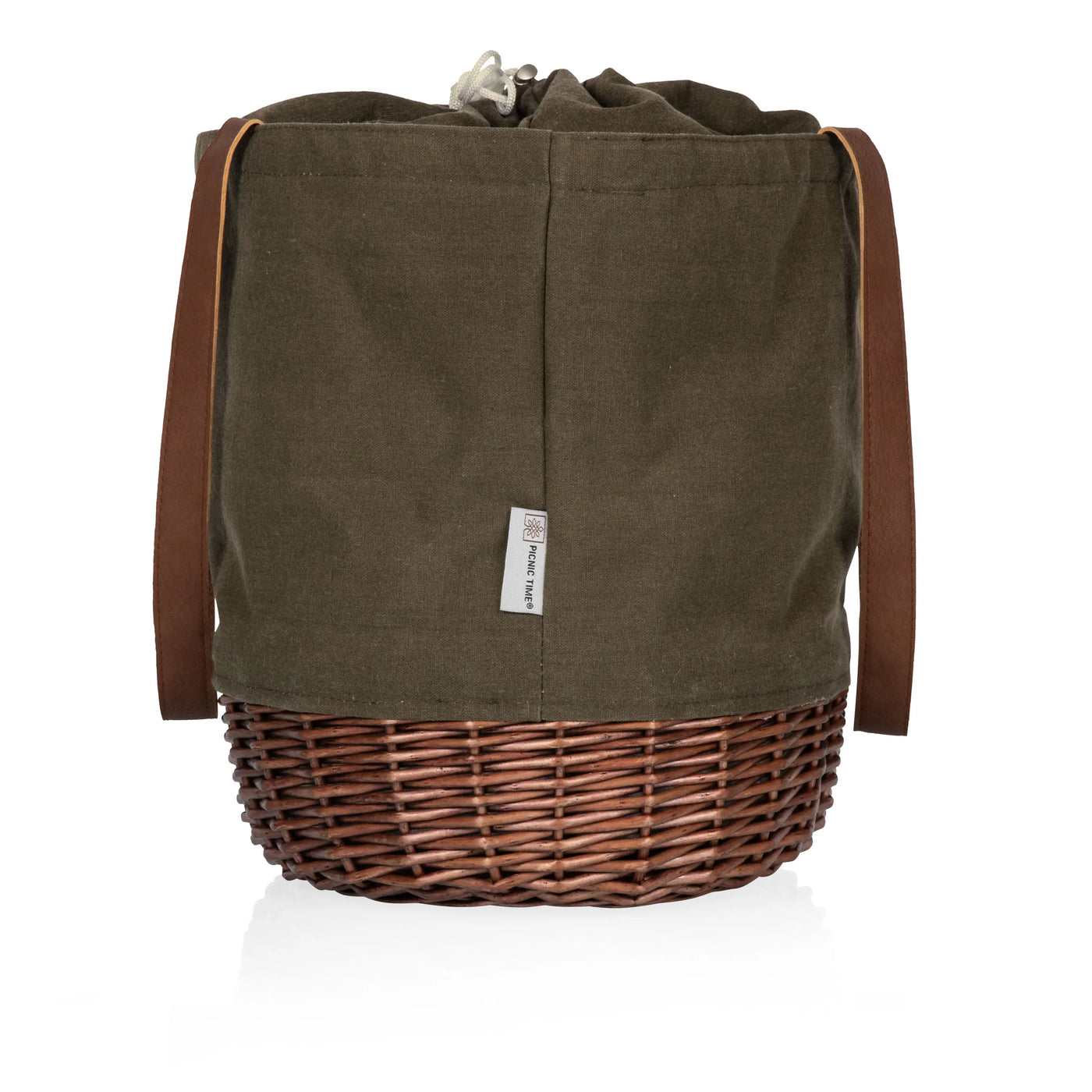 Coronado Canvas and Willow Basket Tote - Core