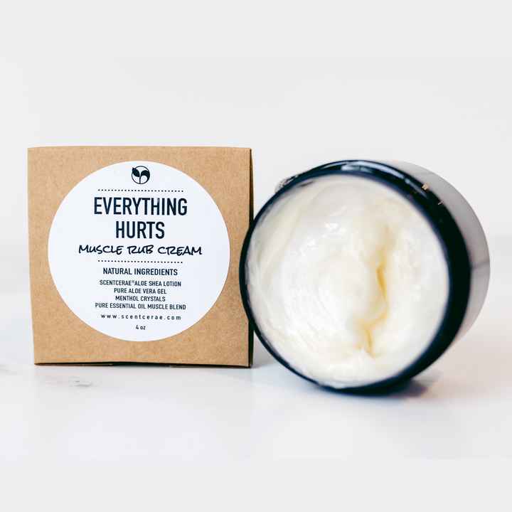 EVERYTHING HURTS Muscle Rub on 4oz Cream