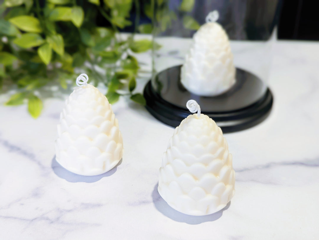 Pine Cone Molded Candle