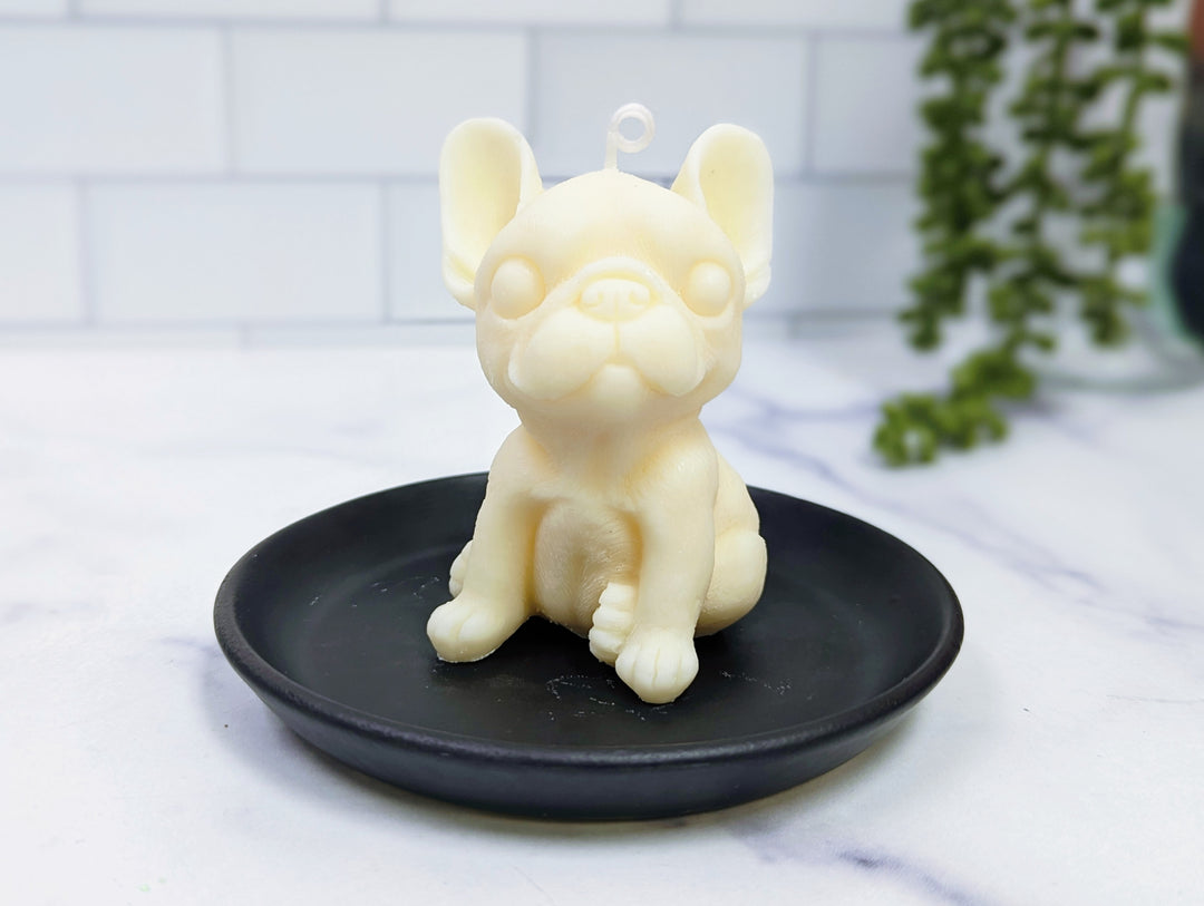 Frenchie Molded Candle