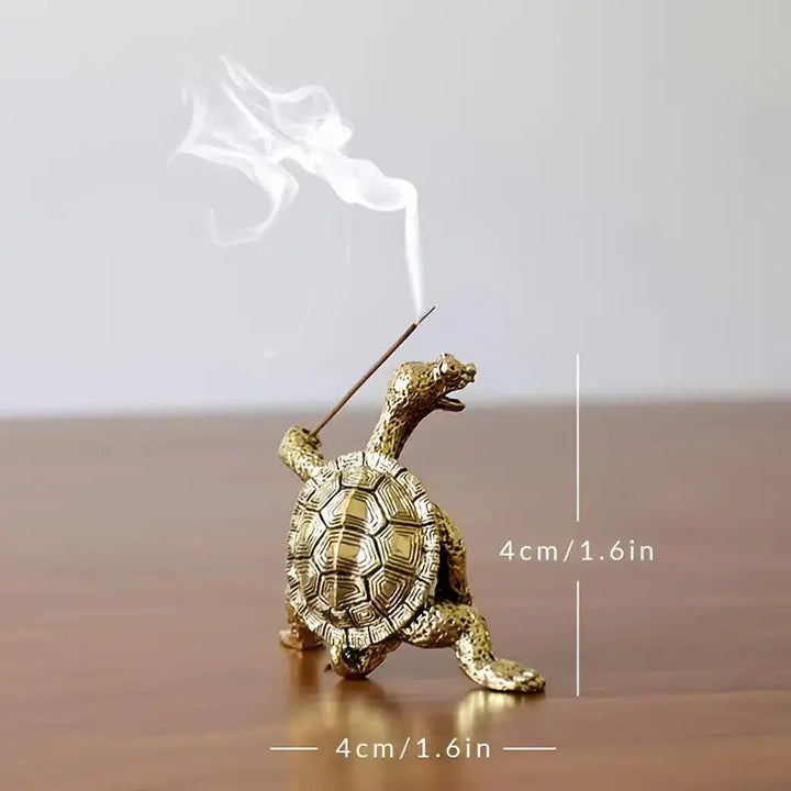 Kung Fu Turtle Incense Holder