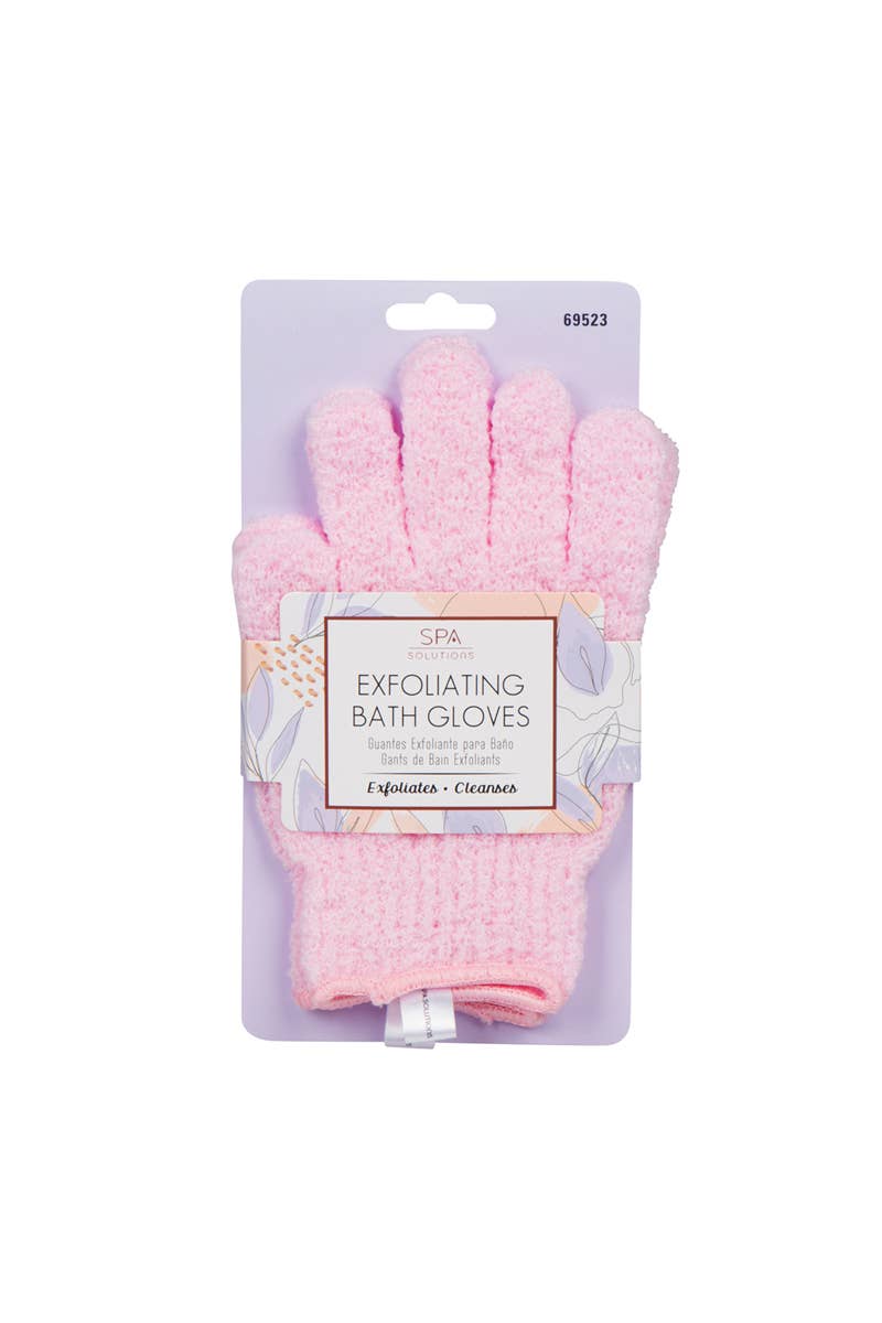 CALA Exfoliating Bath Gloves - Pink