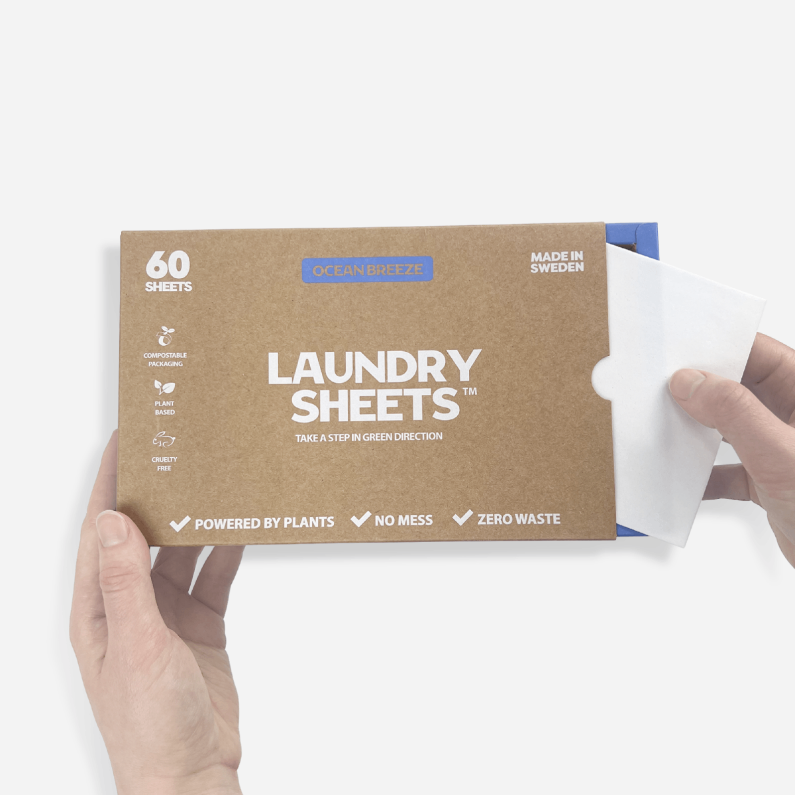 Laundry Sheets - Laundry Detergent Ocean Breeze (60 Loads)