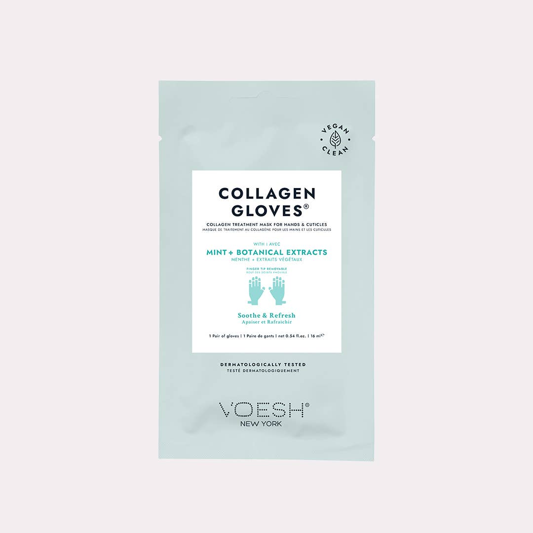 Collagen Gloves With Mint + Botanical Extracts