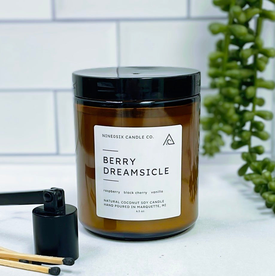 Amber Jar Candle - Berry Dreamsicle